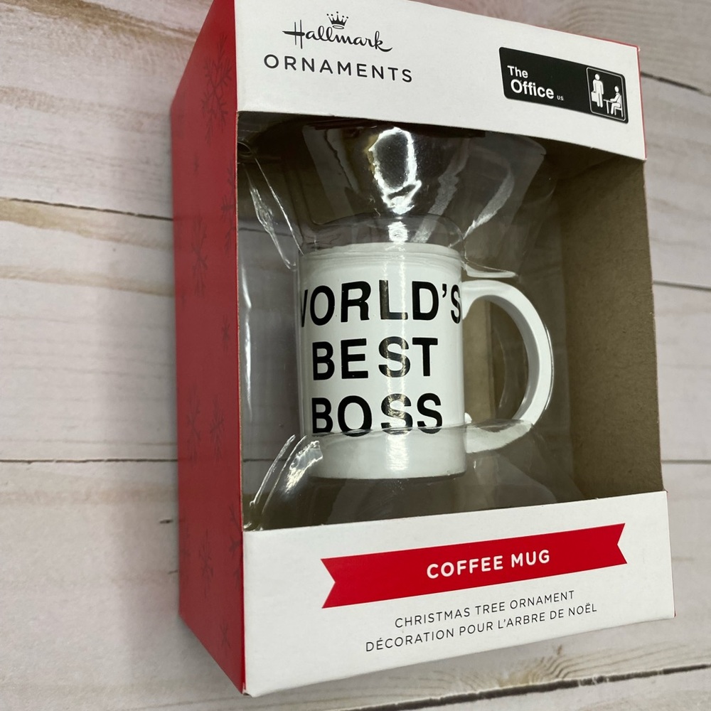 The Office Worlds Best Boss Mug Ornament